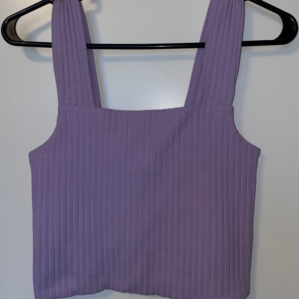 Lavender crop top
